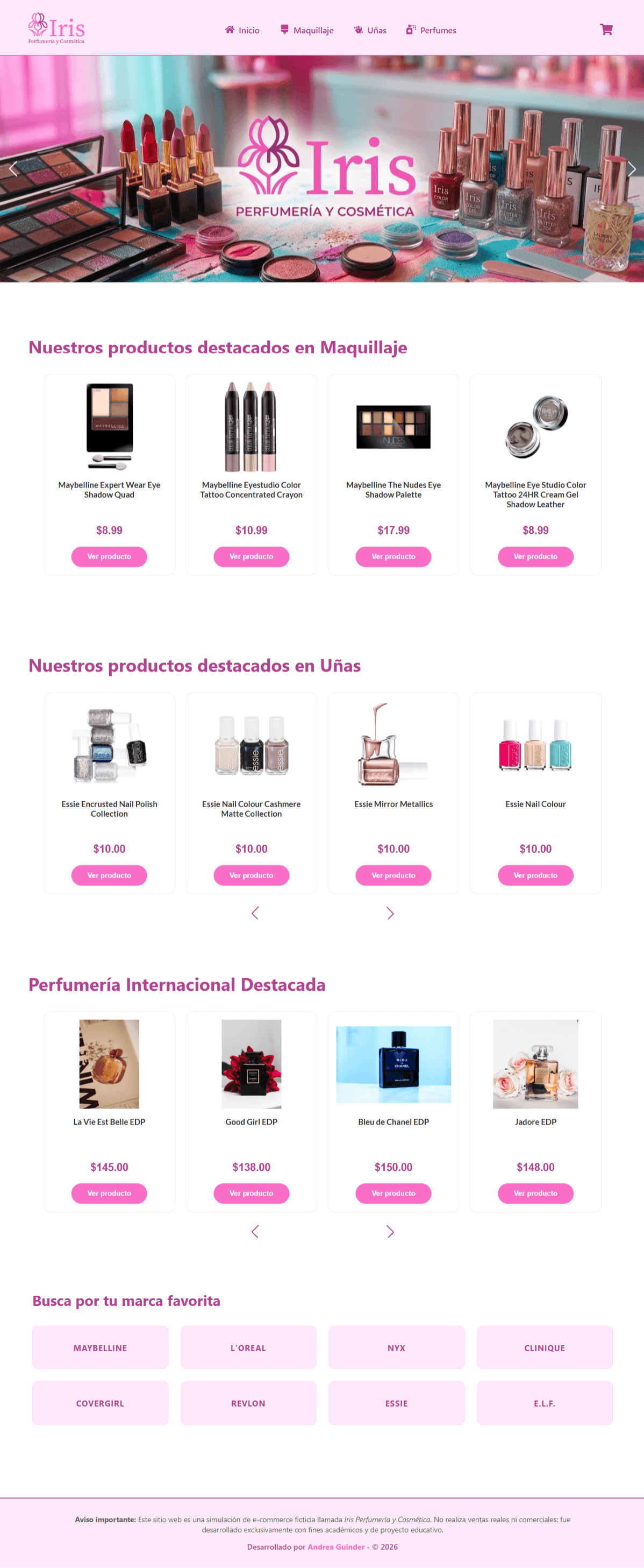 E-commerce Iris
