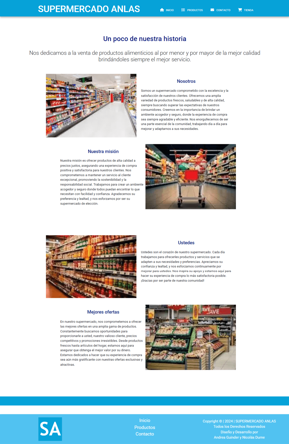 E-commerce Supermercado Anlas
